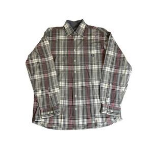 Men’s Cinch Small Multi Color Western Plaid Cowboy Button Down Long Sleeve Shirt